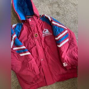 Vintage Colorado Avalanche Hockey Coat